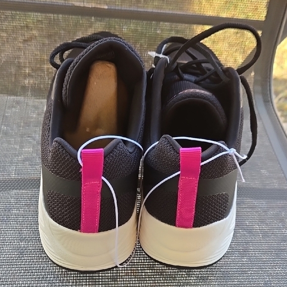 NWT Skechers Womens Go Walk Joy Ecstatic Black and Pink Shoes - Picture 2 of 8